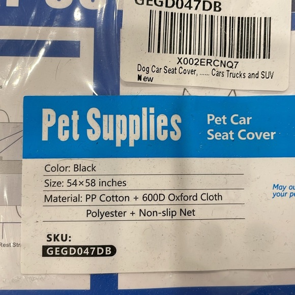 Dog Car Seat Cover - Picture 2 of 2
